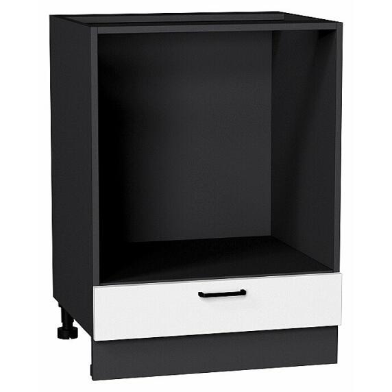 Шкаф нижний под духовку Лофт Super White Graphite 816*600*476
