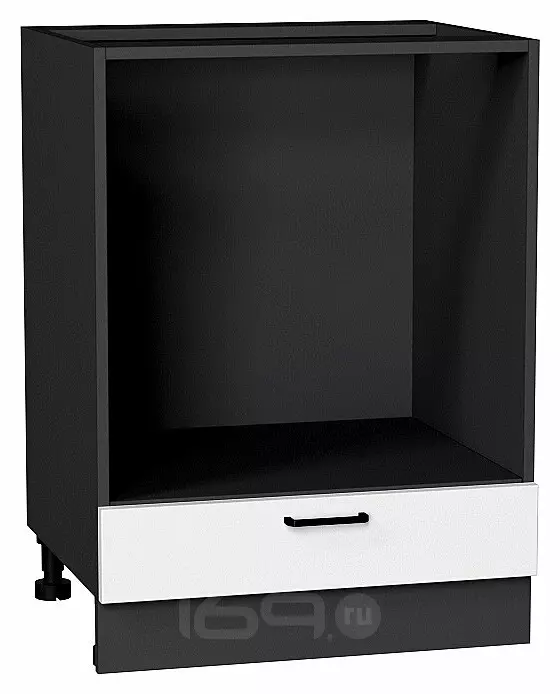 Шкаф нижний под духовку Лофт Super White Graphite 816*600*476
