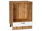 Шкаф нижний под духовку Лофт Super White Дуб Вотан 816*600*476