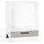 Шкаф нижний под духовку Нео Clay Silk/Белый 816*600*476