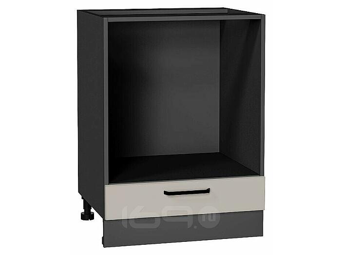 Шкаф нижний под духовку Нео Clay Silk/Graphite 816*600*476