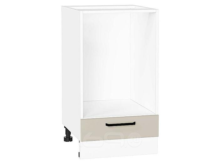 Шкаф нижний под духовку Нео Cream Silk/Белый 816*450*476