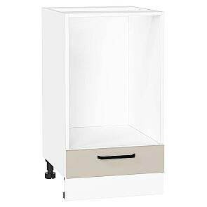 Шкаф нижний под духовку Нео Cream Silk/Белый 816*450*476