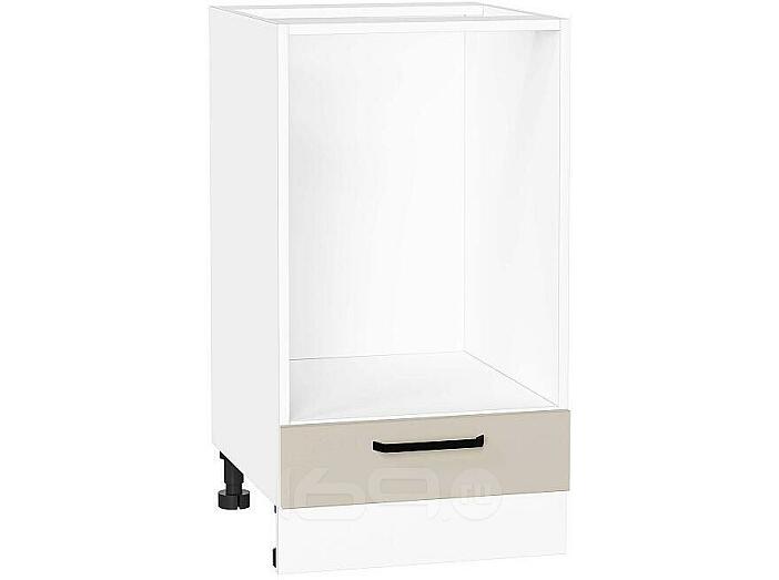 Шкаф нижний под духовку Нео Cream Silk/Белый 816*450*476