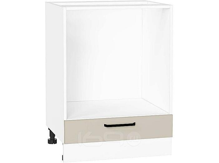 Шкаф нижний под духовку Нео Cream Silk/Белый 816*600*476