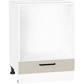 Шкаф нижний под духовку Нео Cream Silk/Белый 816*600*476
