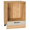 Шкаф нижний под духовку Нео Cream Silk/Дуб Вотан 816*600*476