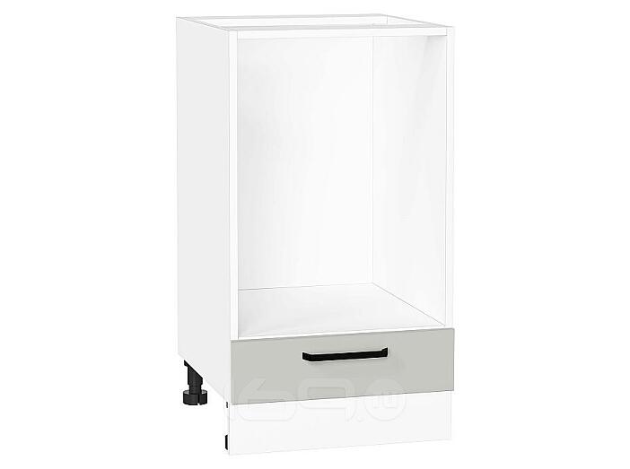 Шкаф нижний под духовку Нео Grey Silk/Белый 816*450*476