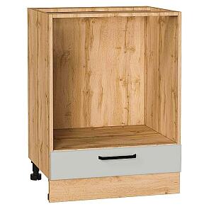 Шкаф нижний под духовку Нео Grey Silk/Дуб Вотан 816*600*476