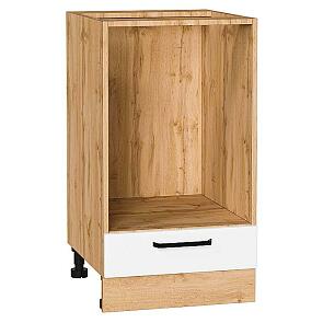 Шкаф нижний под духовку Нео White Silk/Дуб Вотан 816*450*476
