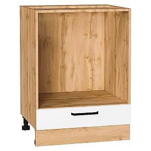 Шкаф нижний под духовку Нео White Silk/Дуб Вотан 816*600*476