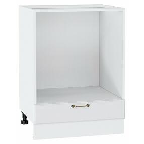Шкаф нижний под духовку Ницца Белый/Белый 816*600*474