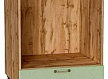 Шкаф нижний под духовку Ницца Дуб оливковый/Дуб Вотан 816*600*474