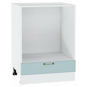 Шкаф нижний под духовку Ницца Голубой/Белый 816*600*474