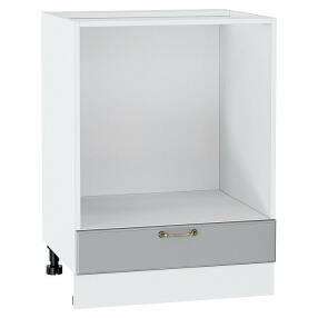 Шкаф нижний под духовку Ницца Графит/Белый 816*600*474