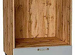Шкаф нижний под духовку Ницца Графит/Дуб Вотан 816*600*474