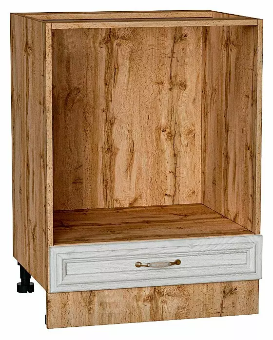 Шкаф нижний под духовку Шале White Dreamline Дуб Вотан 816*600*476