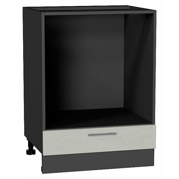 Шкаф нижний под духовку Сканди Cappuccino Softwood Graphite 816*600*476