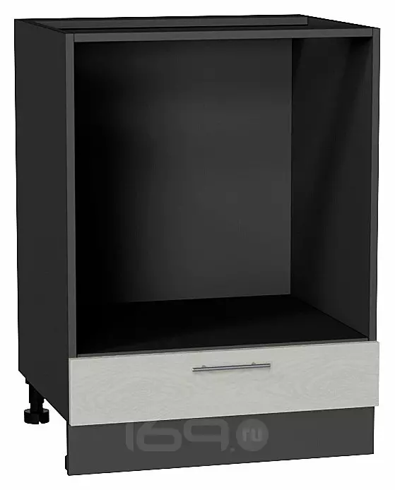 Шкаф нижний под духовку Сканди Cappuccino Softwood Graphite 816*600*476