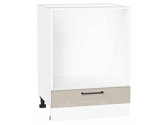 Шкаф нижний под духовку Сканди Cream Silkwood/Белый 816*600*476
