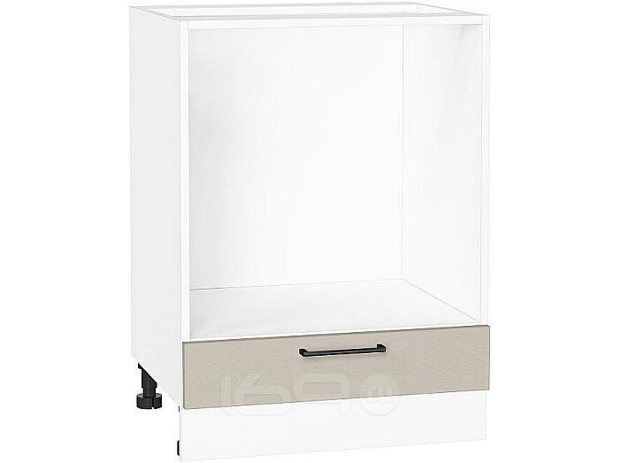 Шкаф нижний под духовку Сканди Cream Silkwood/Белый 816*600*476