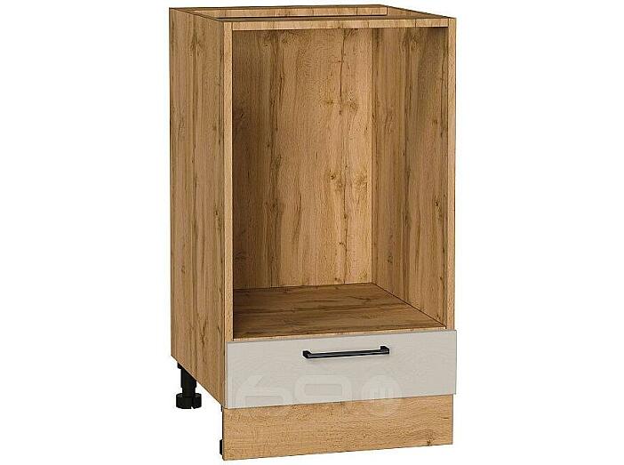 Шкаф нижний под духовку Сканди Cream Silkwood/Дуб Вотан 816*450*476