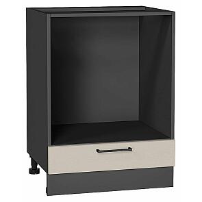 Шкаф нижний под духовку Сканди Cream Silkwood/Graphite 816*600*476