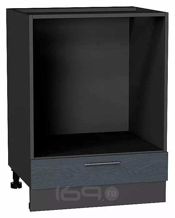 Шкаф нижний под духовку Сканди Graphite Softwood Graphite 816*600*476