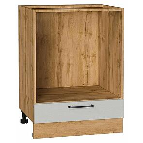 Шкаф нижний под духовку Сканди Grey Silkwood/Дуб Вотан 816*600*476