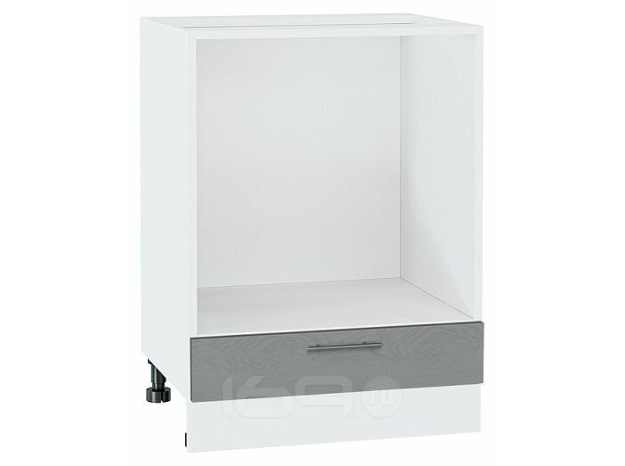 Шкаф нижний под духовку Сканди Grey Softwood Белый 816*600*476