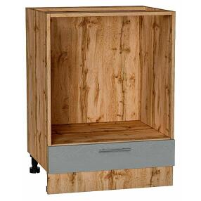 Шкаф нижний под духовку Сканди Grey Softwood Дуб Вотан 816*600*476