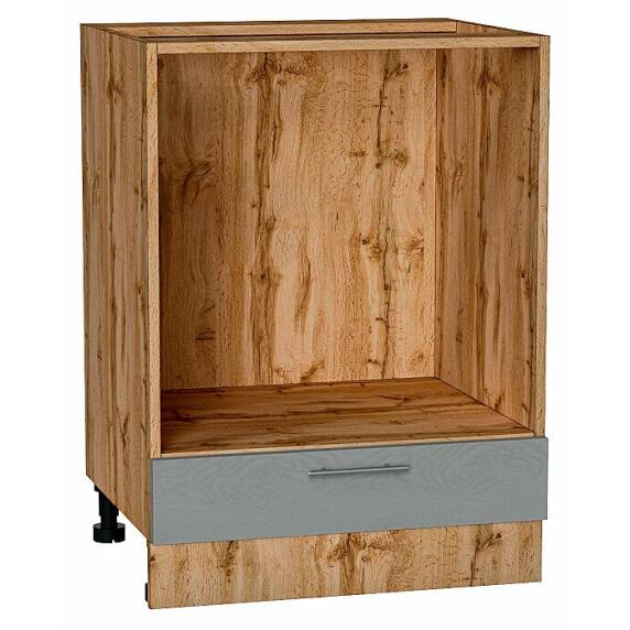 Шкаф нижний под духовку Сканди Grey Softwood Дуб Вотан 816*600*476