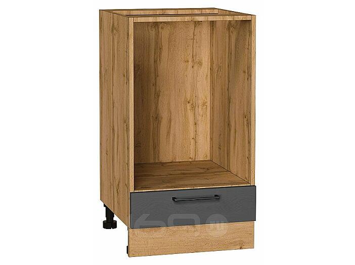Шкаф нижний под духовку Сканди Stormy Silkwood/Дуб Вотан 816*450*476