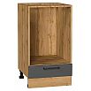 Шкаф нижний под духовку Сканди Stormy Silkwood/Дуб Вотан 816*450*476