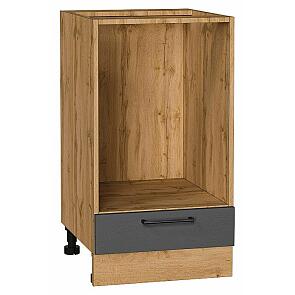Шкаф нижний под духовку Сканди Stormy Silkwood/Дуб Вотан 816*450*476