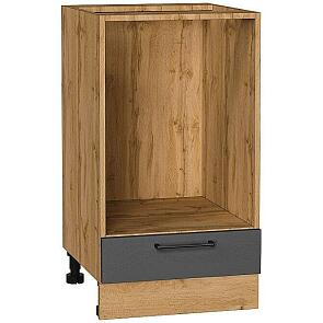 Шкаф нижний под духовку Сканди Stormy Silkwood/Дуб Вотан 816*450*476