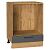 Шкаф нижний под духовку Сканди Stormy Silkwood/Дуб Вотан 816*600*476