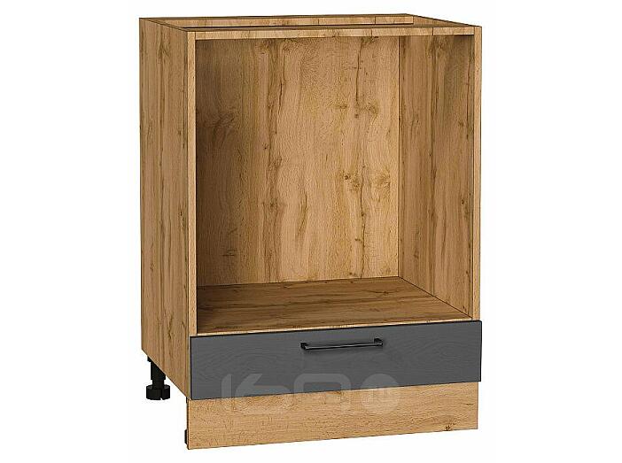 Шкаф нижний под духовку Сканди Stormy Silkwood/Дуб Вотан 816*600*476