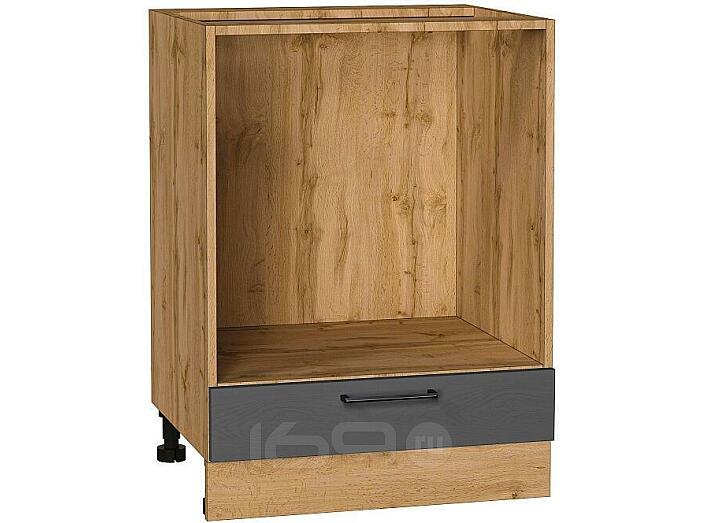Шкаф нижний под духовку Сканди Stormy Silkwood/Дуб Вотан 816*600*476