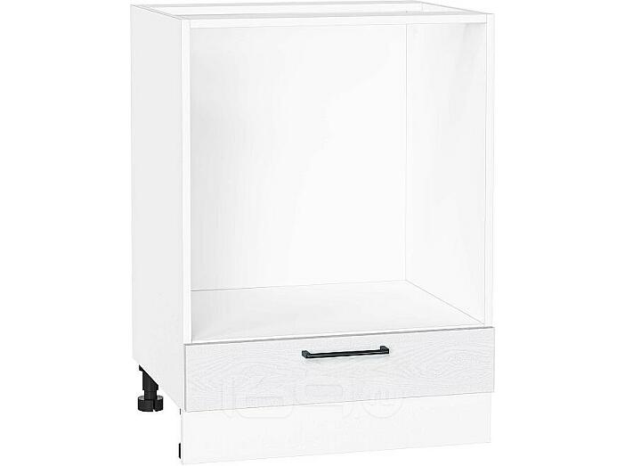 Шкаф нижний под духовку Сканди White Silkwood/Белый 816*600*476