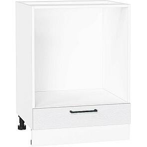 Шкаф нижний под духовку Сканди White Silkwood/Белый 816*600*476