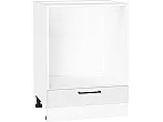 Шкаф нижний под духовку Сканди White Silkwood/Белый 816*600*476
