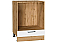 Шкаф нижний под духовку Сканди White Silkwood/Дуб Вотан 816*600*476