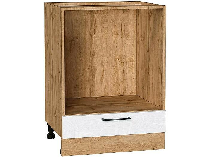 Шкаф нижний под духовку Сканди White Silkwood/Дуб Вотан 816*600*476