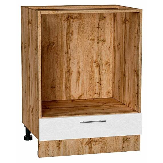 Шкаф нижний под духовку Сканди White Softwood Дуб Вотан 816*600*476