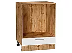 Шкаф нижний под духовку Сканди White Softwood Дуб Вотан 816*600*476