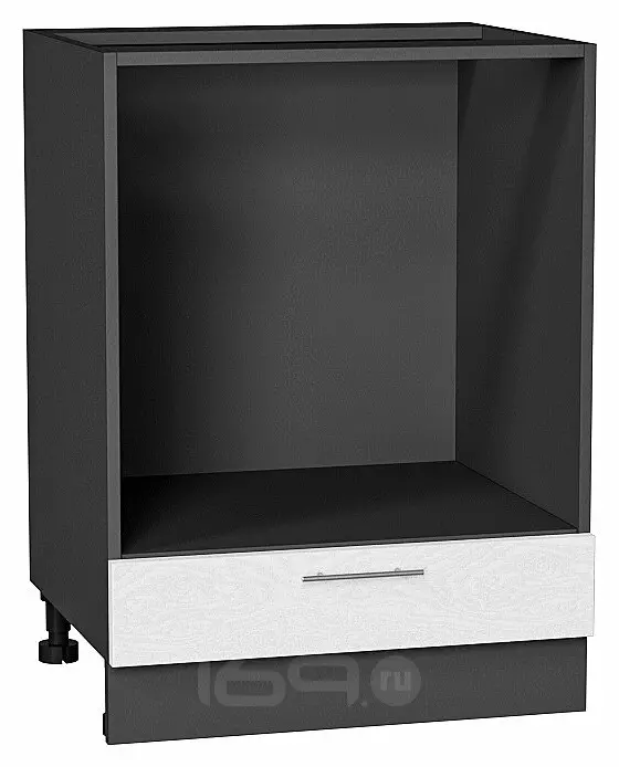 Шкаф нижний под духовку Сканди White Softwood Graphite