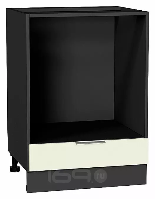 Шкаф нижний под духовку Терра Ваниль софт Graphite 816*600*474