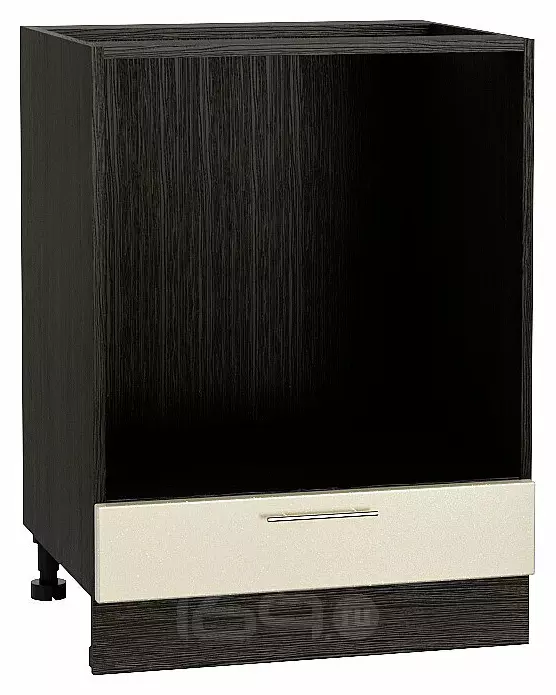 Шкаф нижний под духовку Валерия-М Бежевый металлик Graphite 816*600*474