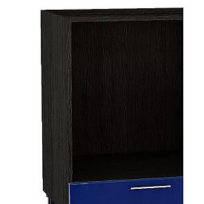 Шкаф нижний под духовку Валерия-М НД 600 Синий-Венге